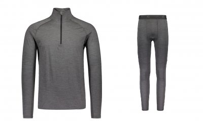 Комплект термо. ALASKA Merinо Base Layer, Dark Grey