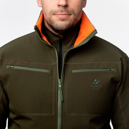 Толстовка ALASKA Kodiak Green/Orange
