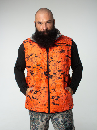 Охотничий двухсторонний жилет FINNHUNT Nordic Open/Signal Camo