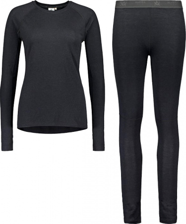 Комплект термо.women's ALASKA Merinо Black