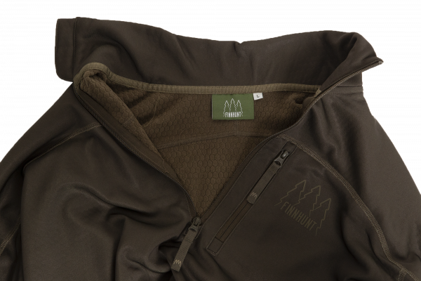 Толстовка FINNHUNT 1/2 Zip Universal Olive Green