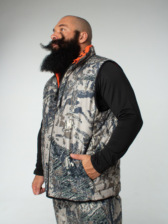 Охотничий двухсторонний жилет FINNHUNT Nordic Open/Signal Camo