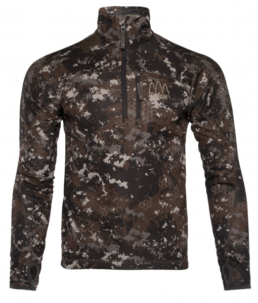 Толстовка FINNHUNT 1/2 Zip Universal Autumn Camo
