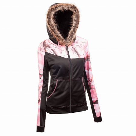 Женская толстовка HUNTWURTH Active Hooded 9022-W-30BK/PC