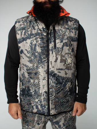 Охотничий двухсторонний жилет FINNHUNT Nordic Open/Signal Camo