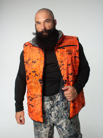Охотничий двухсторонний жилет FINNHUNT Nordic Open/Signal Camo
