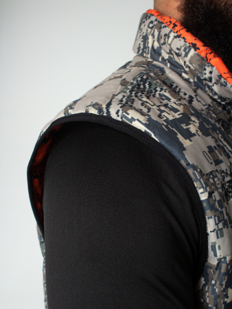 Охотничий двухсторонний жилет FINNHUNT Nordic Open/Signal Camo